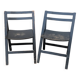 Pair of folding chairs