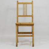 Folding metamorphic library ladder, Arts & Crafts, Vienna, 1900s