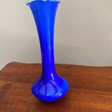 Cobalt corolla vase