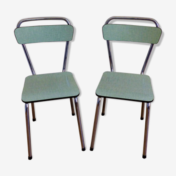 Lot de deux chaises formica