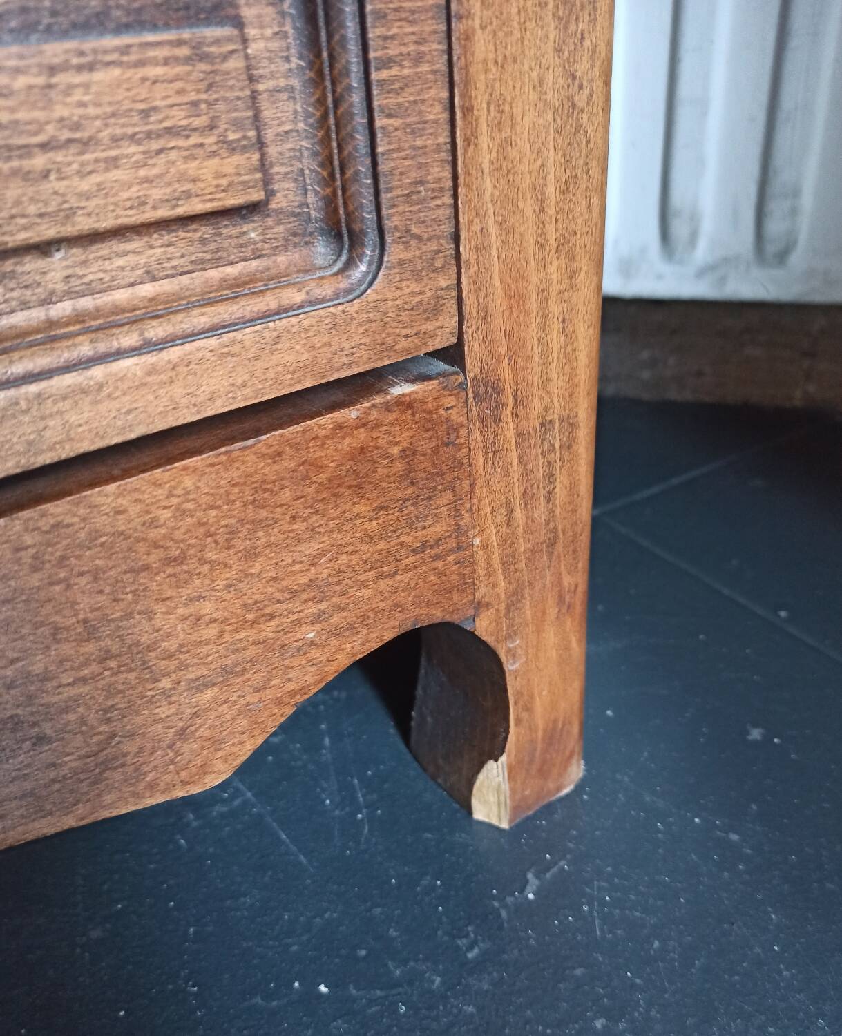 Vintage shoe cabinet