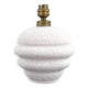 Crisp Glazed Ceramic Ball Lamp, Art Deco, France, Circa 1930