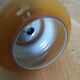 Caramel opaline glass hanging lamp