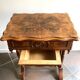 Table d'appoint, travailleuse en noyer d'époque Louis Philippe milieu XIXème