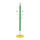 Vintage Colored Pencil Coat Rack Child Pierre Sala Style