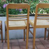 Set de 8 chaises reconstruction