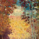 Romantic landscape, oil on canvas