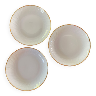 3 assiettes plates Bernardeau