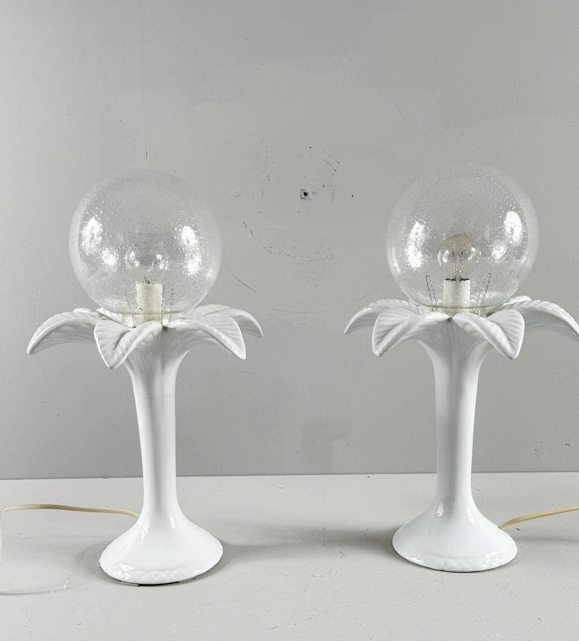 Michael Anderson. In the style of. Pair of table lamps, Hollywood Regency, 1970s.
