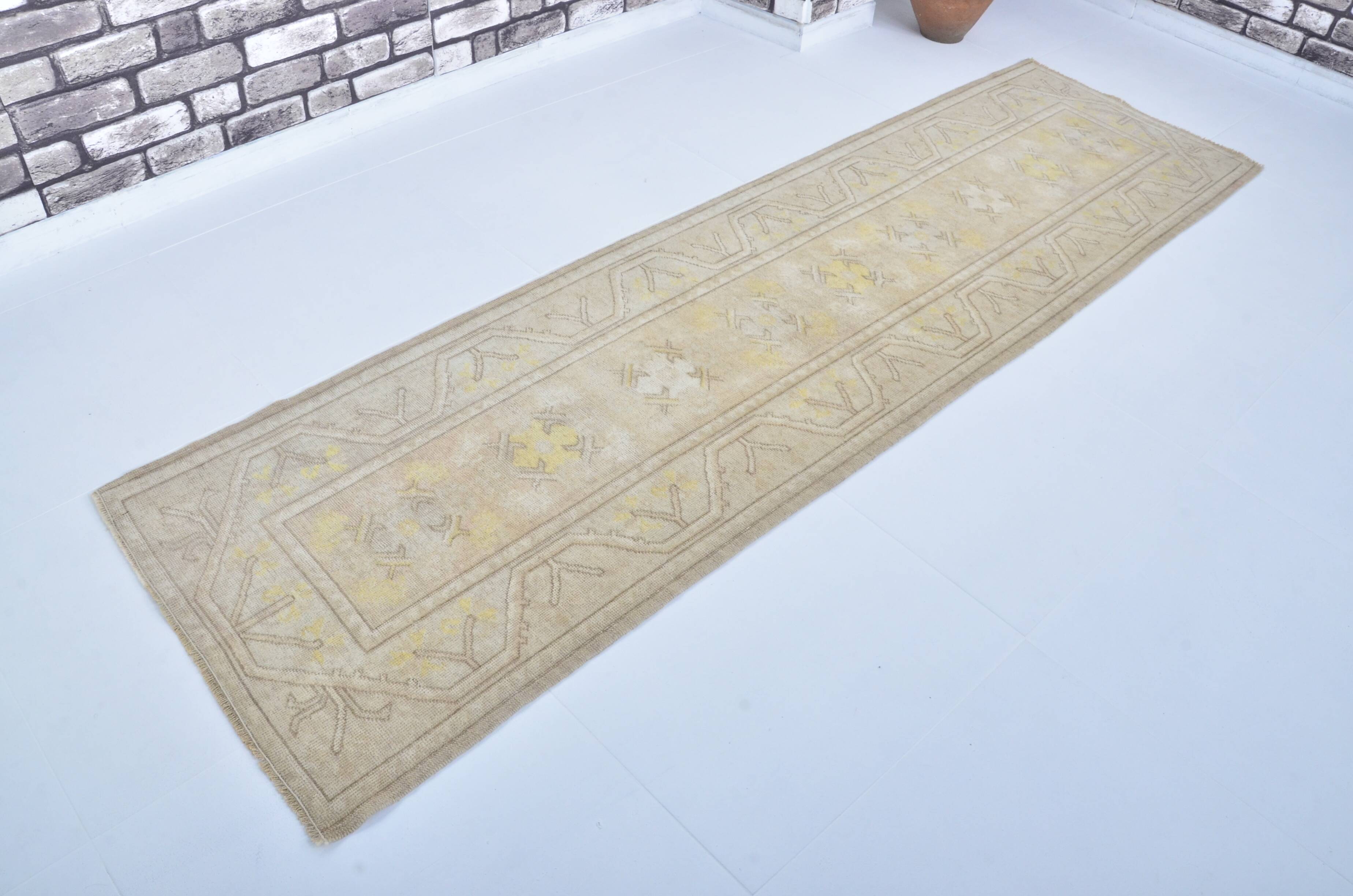 Oushak Antique Floral Hallway Runner Sku 3581