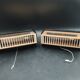 Pair of metal and brass bedside wall lights by Paul Neuhaus, Germany, 1950s Bauhaus
