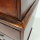 Commode haute de campagne George III / coffre sur coffre