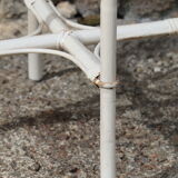 Jardinière rotin et osier, XXème