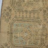 Beige Oushak Turkish Runner sku 2137