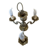 Lustre 3 branches en bronze véritable