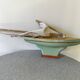 Tirot 401 wooden basin sailboat, old toy