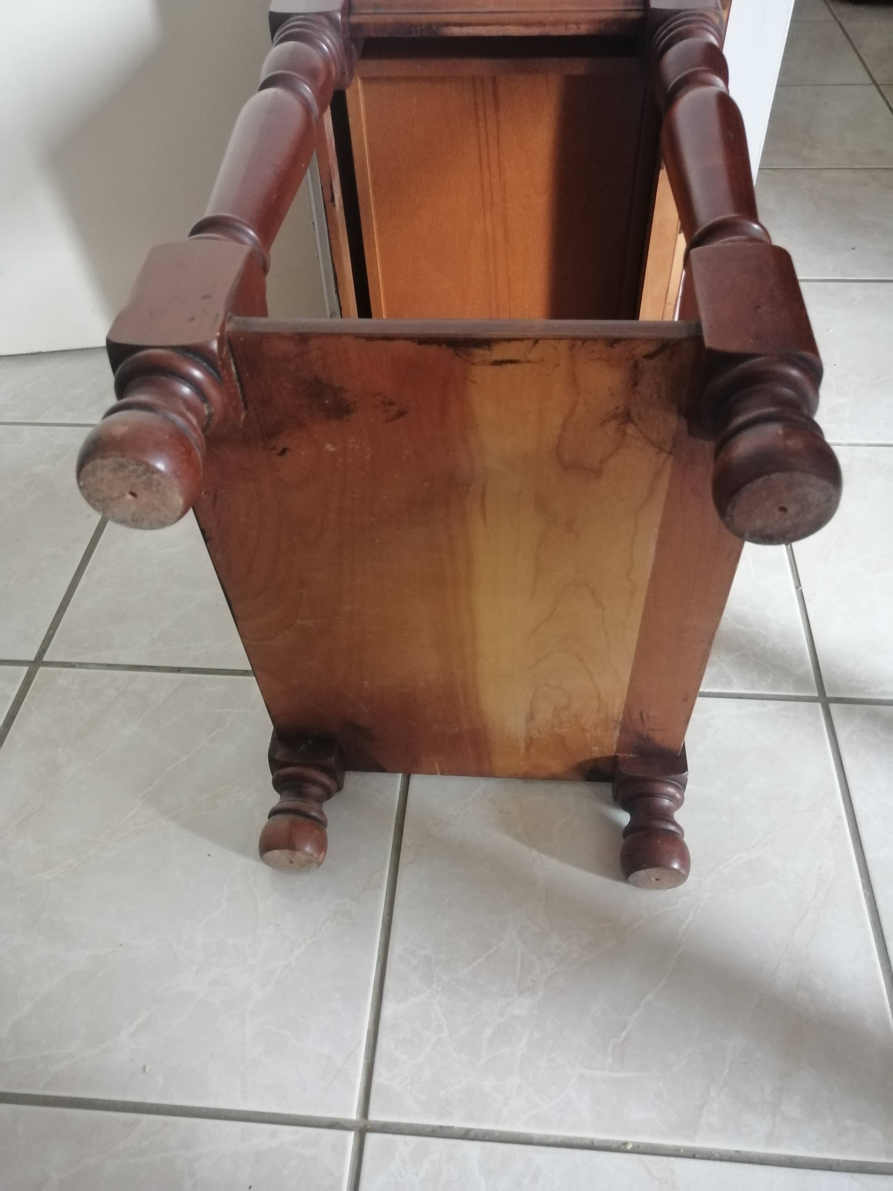Pair of cherry wood bedside tables