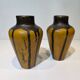 Pair of small ceramic vases early 20th century "Grenoble"