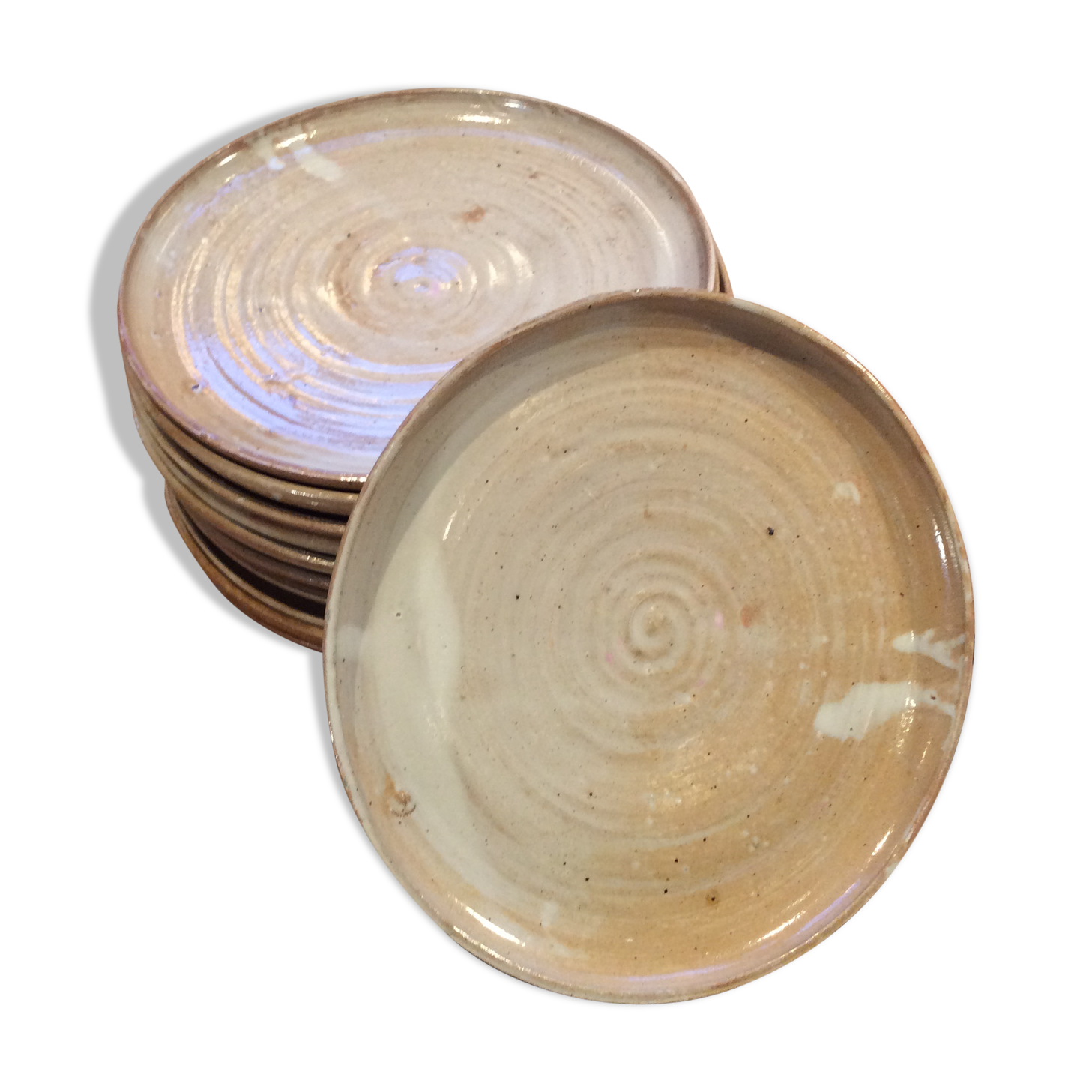 Vintage stoneware plates