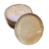 Vintage stoneware plates