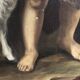 Painting Oil on canvas after Murillo Saint Jean Batiste early 20th century