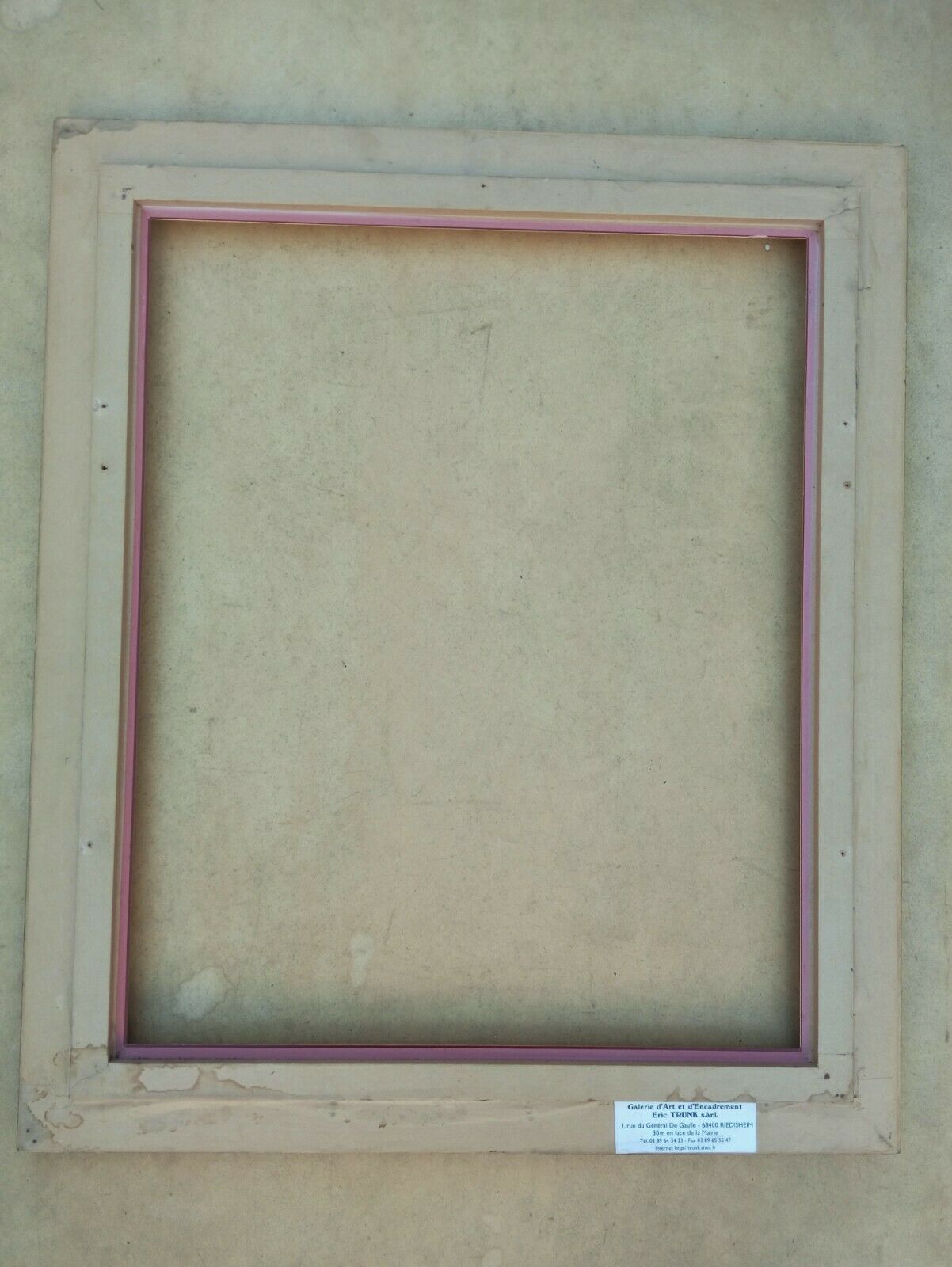 Contemporary gold and green blue frame