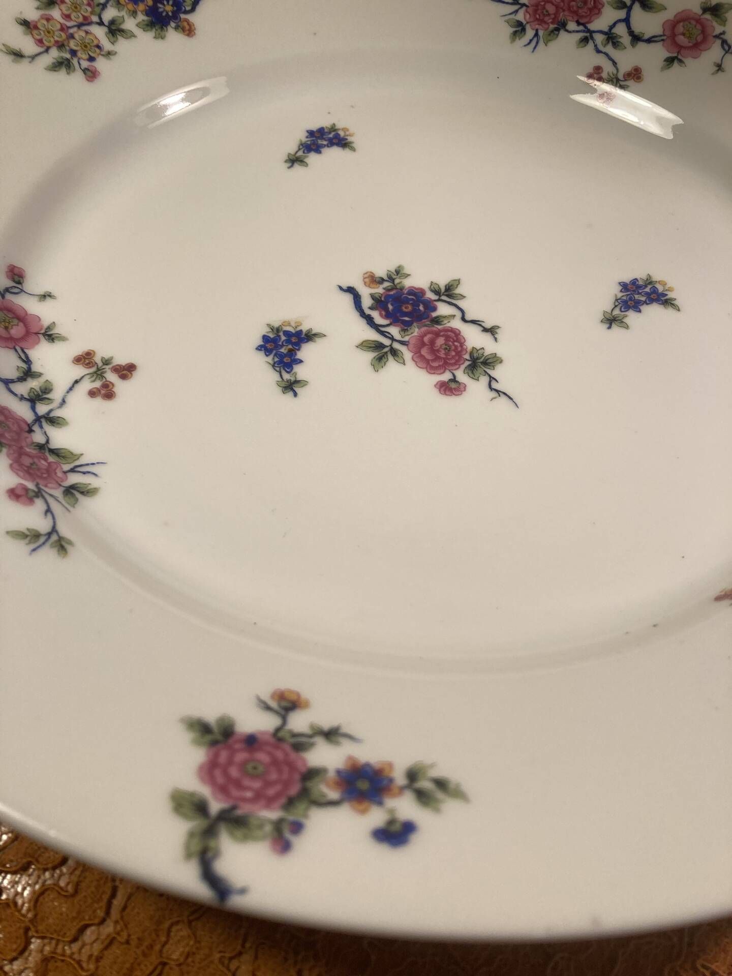 Vintage chic white porcelain service from Limoges.
