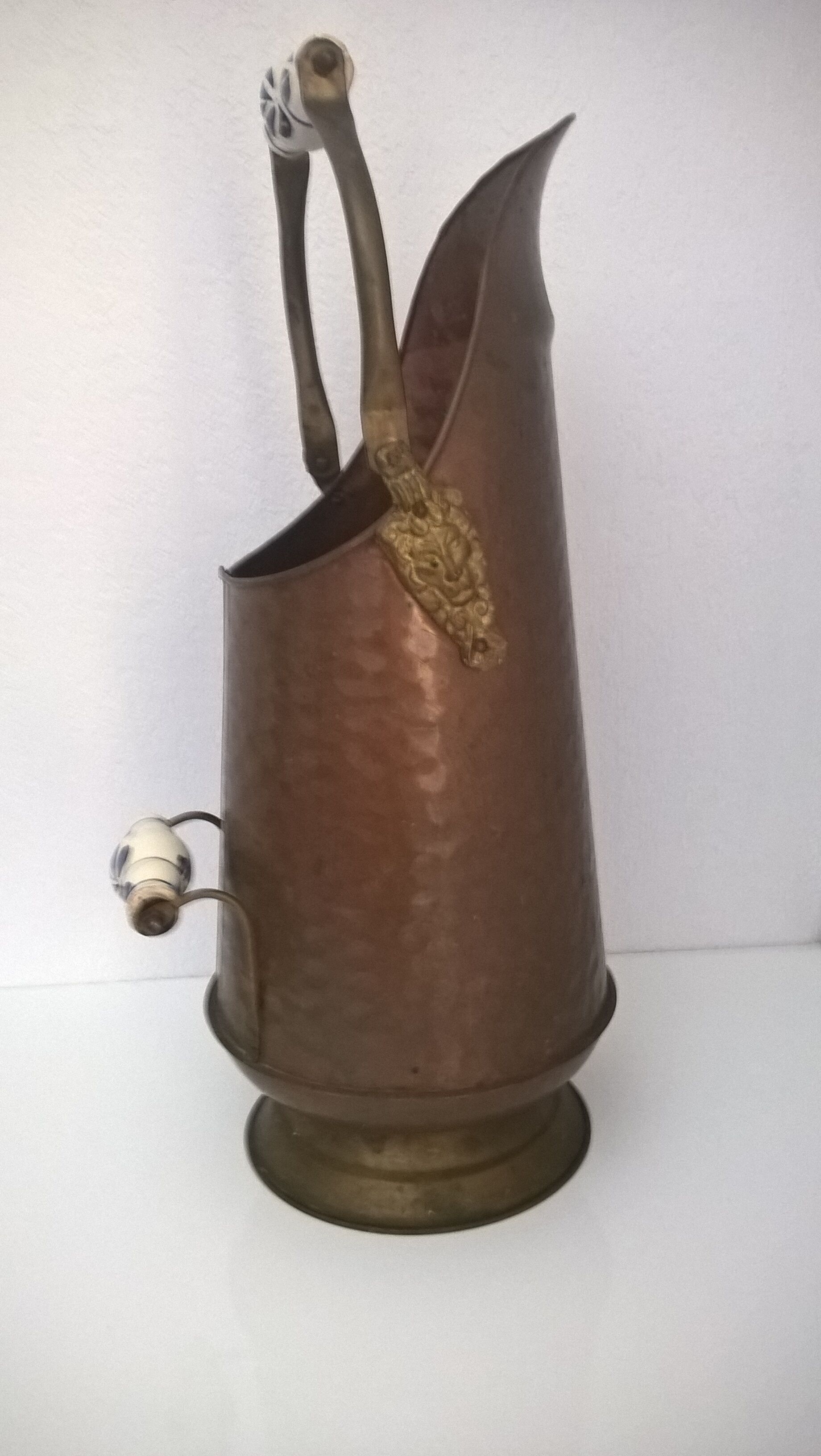 Copper umbrella stand