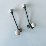 Pair of old coat hooks