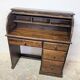Bureau à cylindre en bois vintage