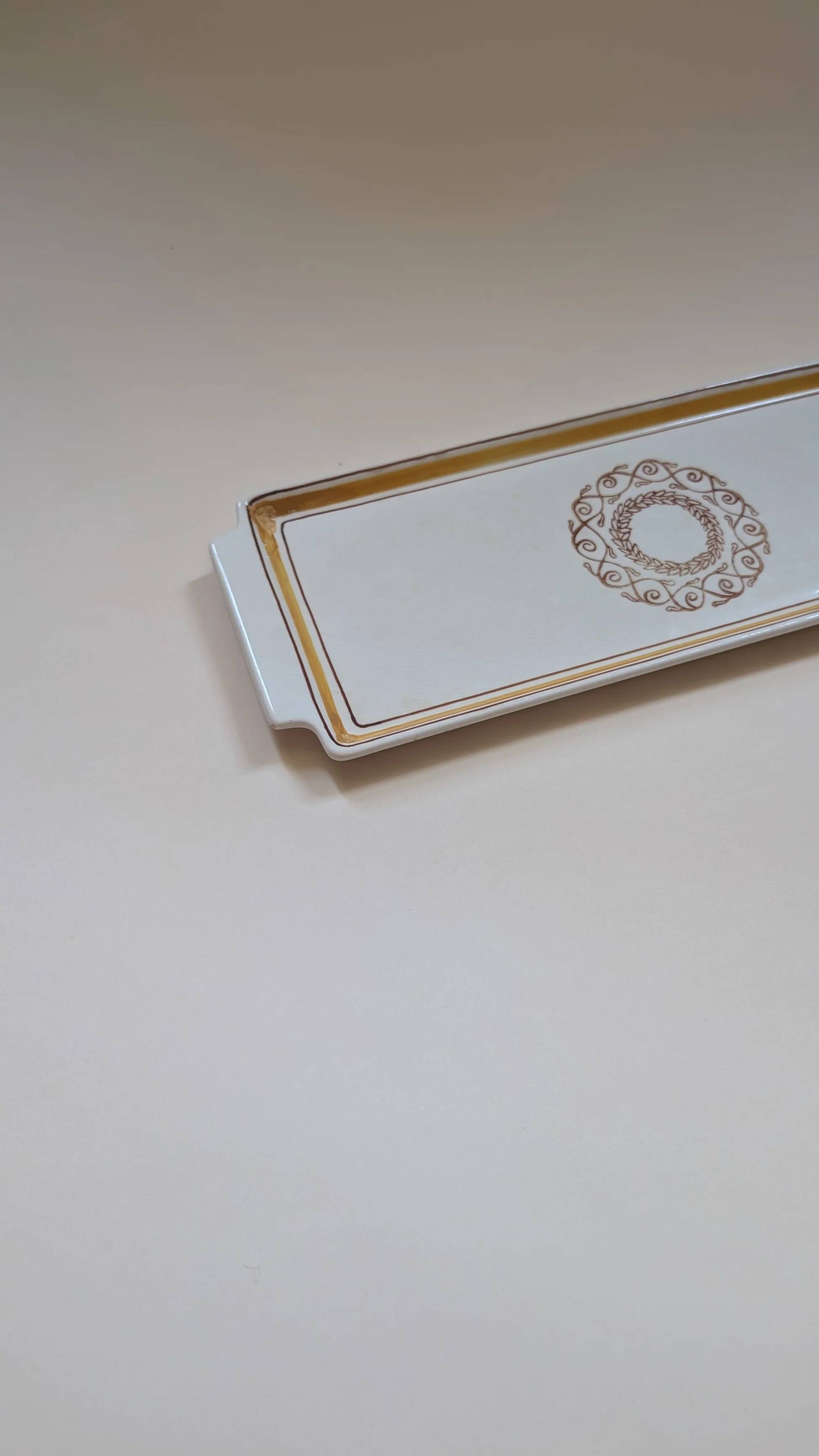 Cake dish - Gien, France, Ladon model