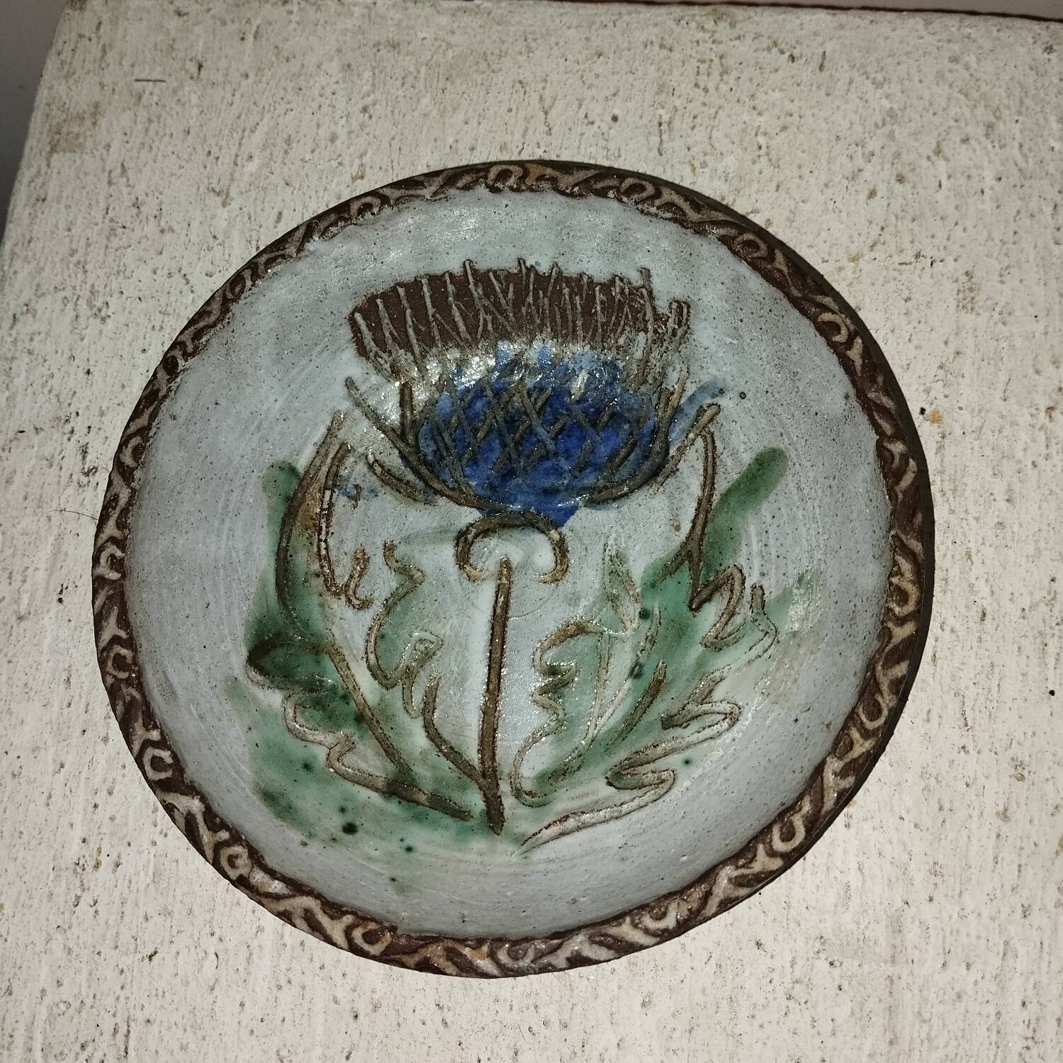 Albert Thiry Vallauris ceramic bowl