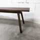Artisanal bench 1960 brutalist 175cm