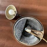 Old desk lamp, Art Deco, in chrome metal-1950