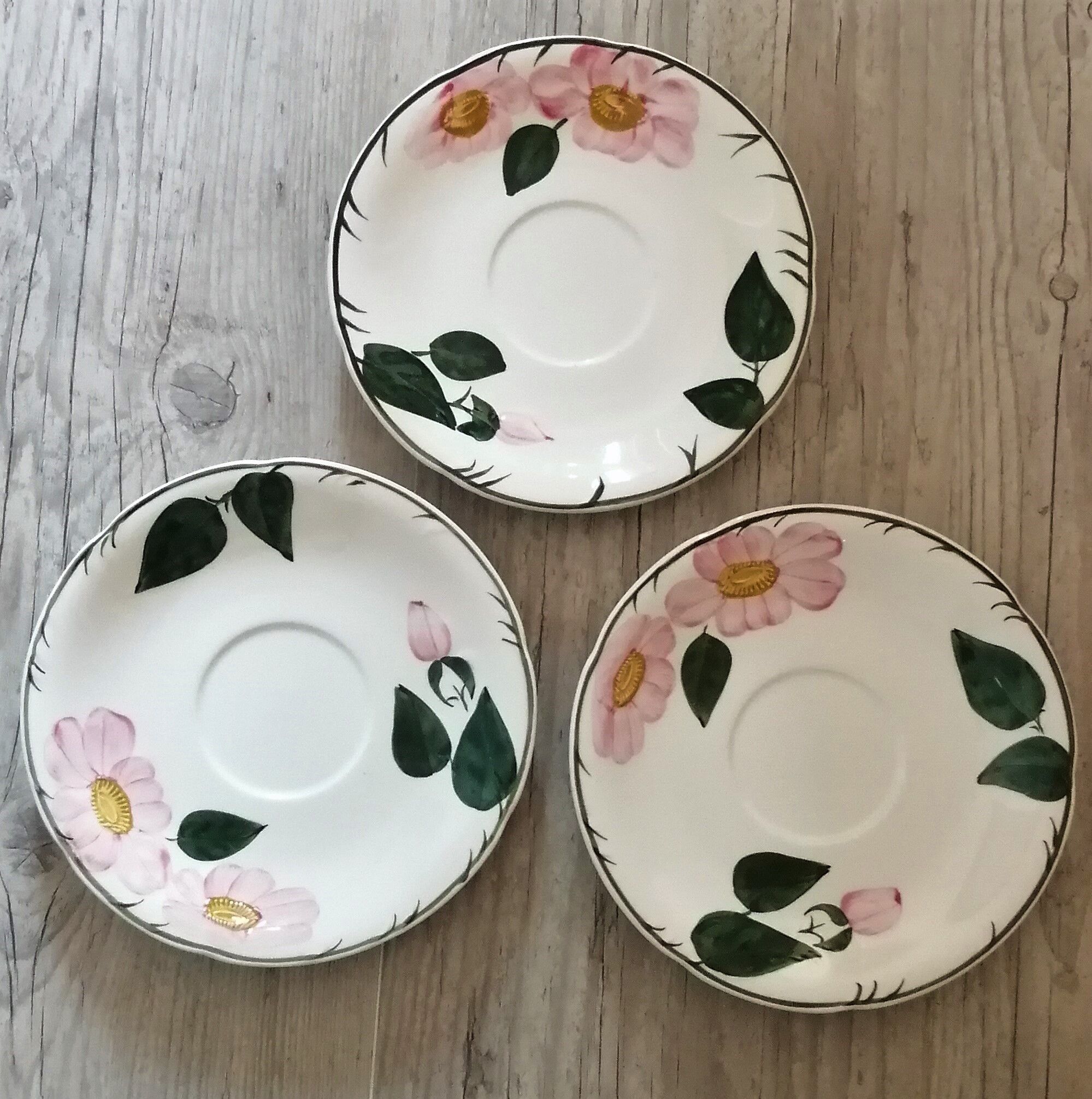 Set de 3 sous tasse villeroy & boch modèle " wild west"