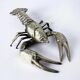 Lobster jewellery box, silver plated, Italy, 1950s