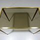 Set nesting tables in brass & glass by Deutsche Vereinigte Werkstätten