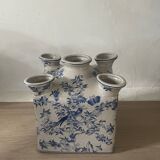 Cracked ceramic tulip vase circa 1980