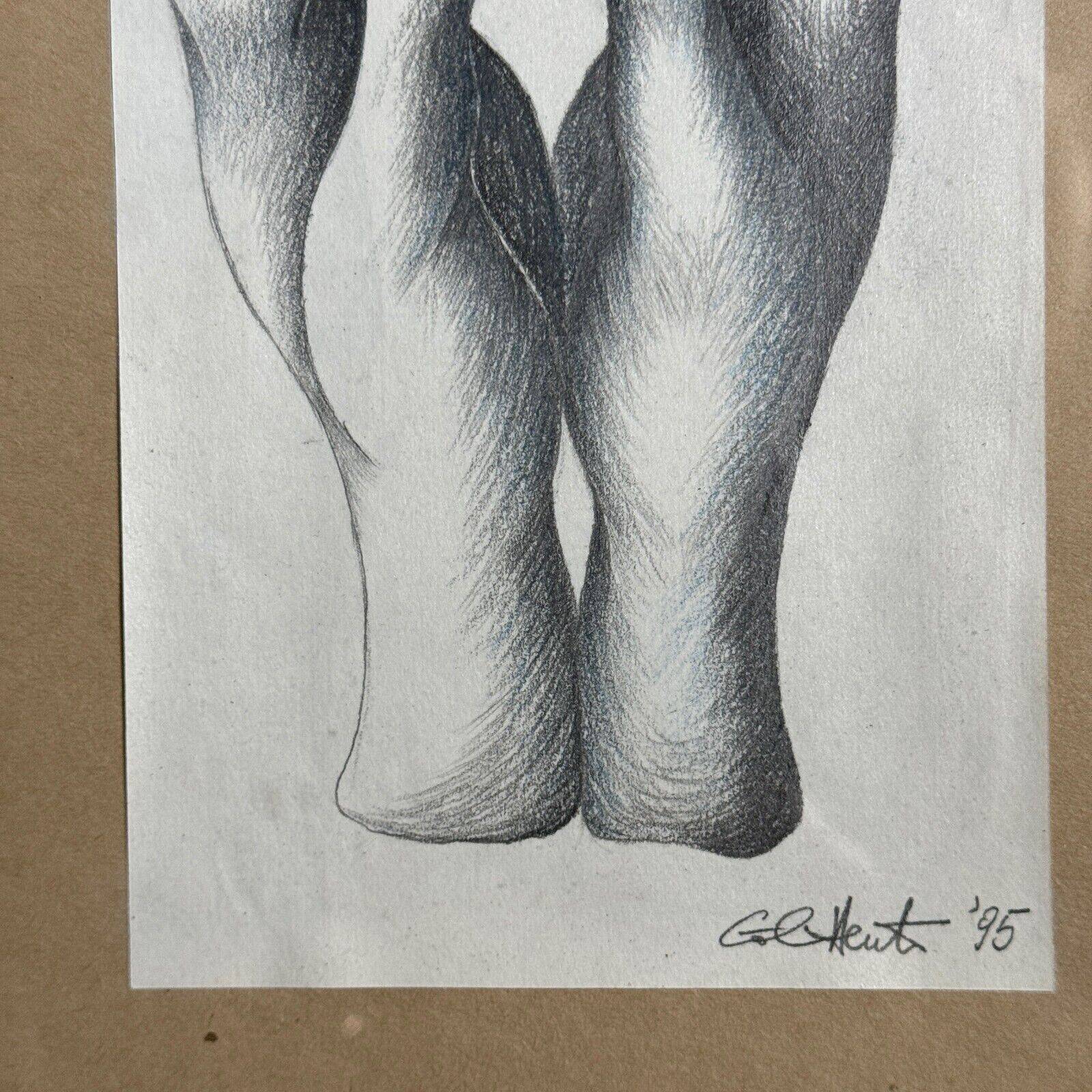 Drawing of hands by Calin Hentea 20th century