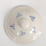 Set of 2 vintage ceramic terrines from Saint-Uze, Art Deco.