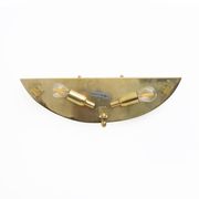 Pair of Mid Century Modern Murano Glass Shell Sconces