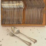 Louis XV style housewife in silver metal 20th century