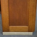 1950s curved oak counter/bar