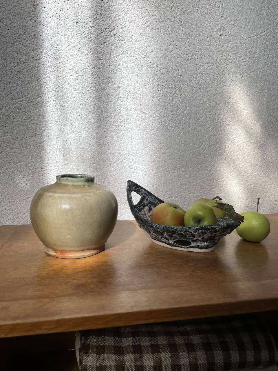 Empty ceramic pocket Fatlava Vallauris 1950