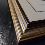 Lithographie Camélia encadré
