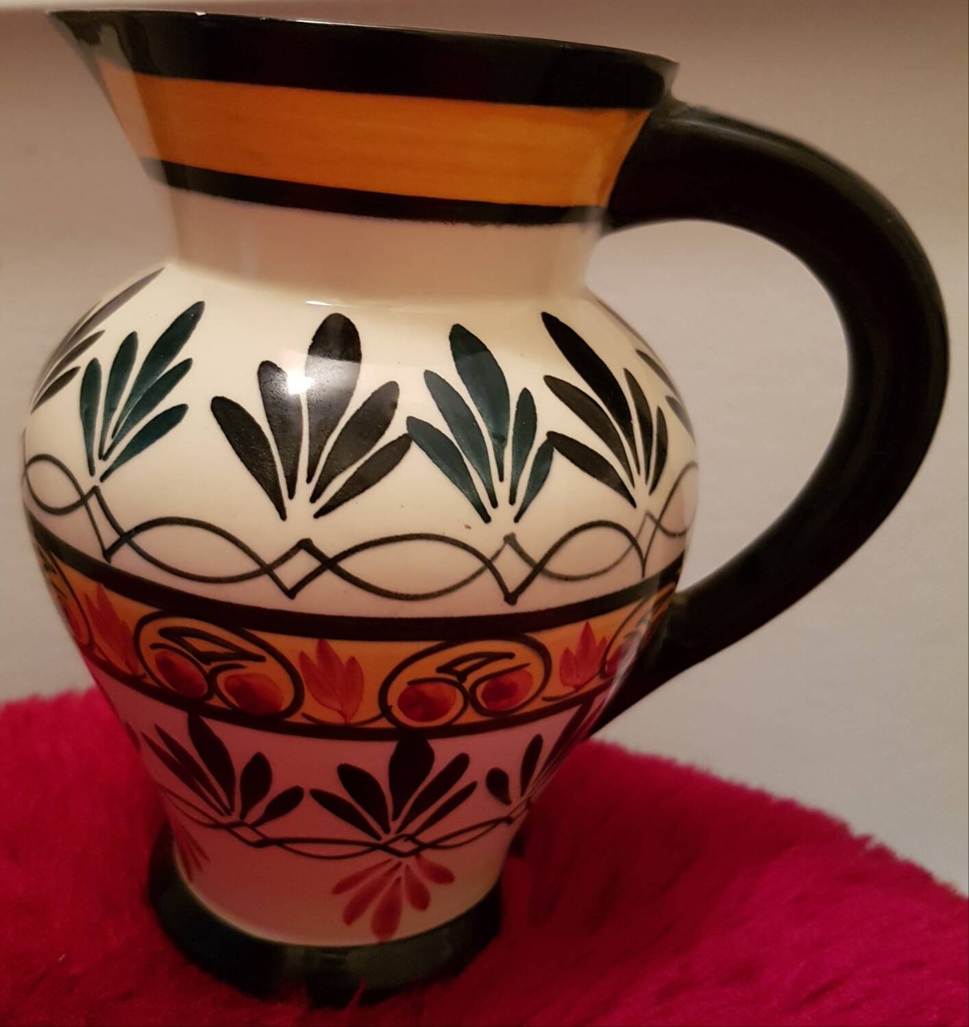 St Jean de Bretagne ceramic pitcher