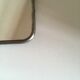 Mirror barber a hang back croc 30 x 24cm