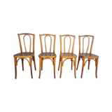 Set of four fischel bistro chairs