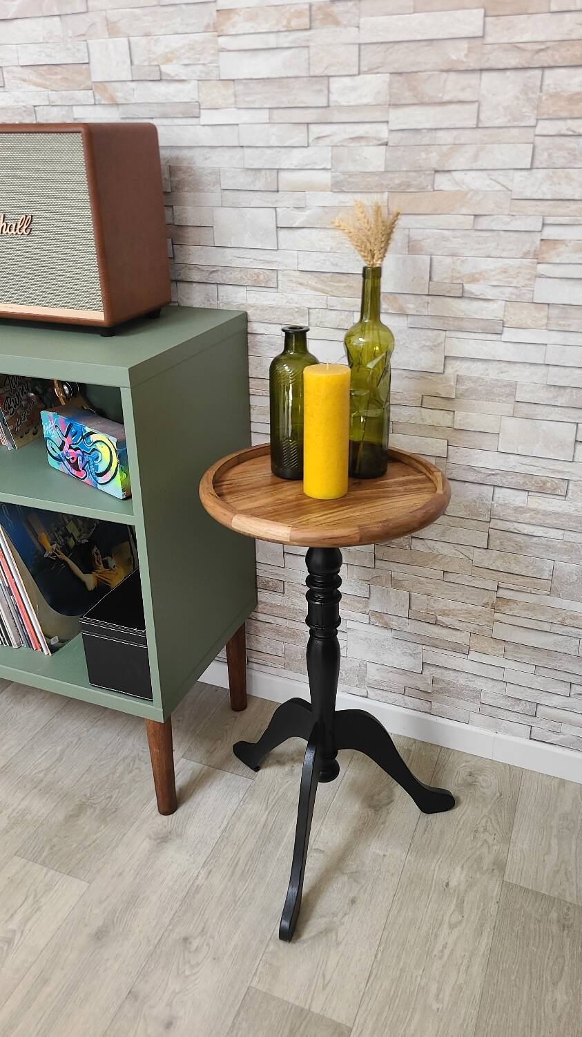 Wooden side table