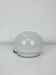 Applique boule opaline blanche vintage, demi sphère